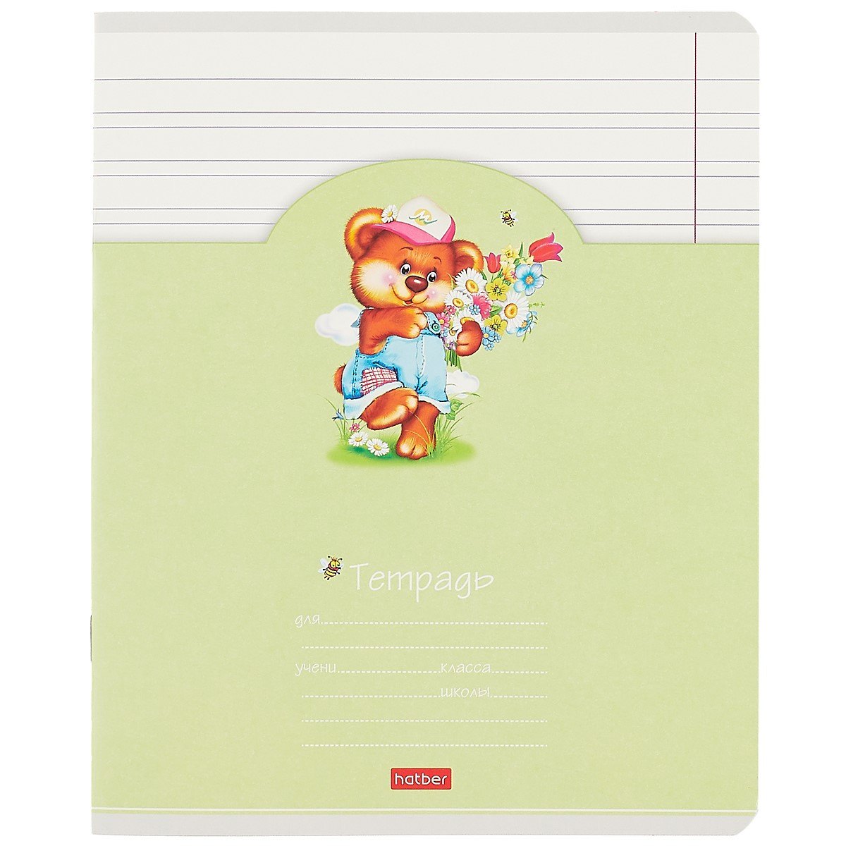 Тетрадь в узкую линейку Hatber, "Лохматики", 12 листов, в ассортименте