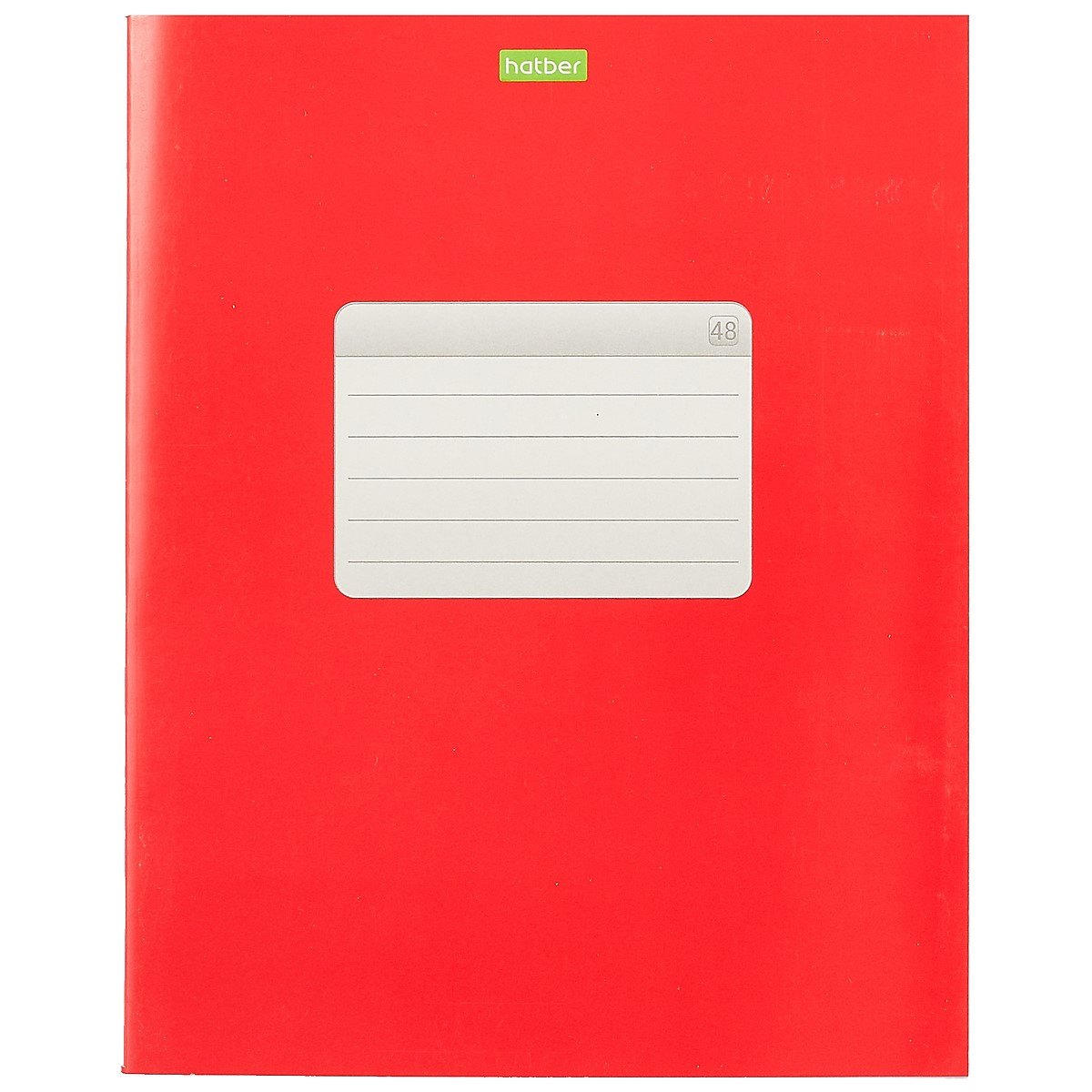 Тетрадь в клетку Hatber, "Однотонная", 48 листов, в ассортименте