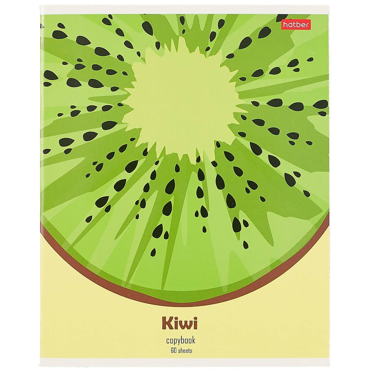 Тетрадь в клетку Hatber, "Яркий фреш", 60 листов, в ассортименте