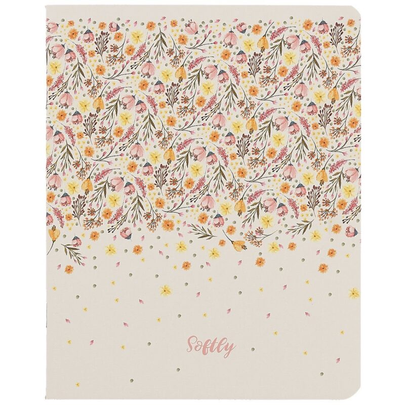 Тетрадь в клетку Academy Style, "Softli (цветочная)", 48 листов, в ассортименте