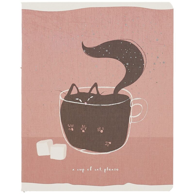 Тетрадь в клетку Academy Style, Trendy phrasses, 48 листов, в ассортименте