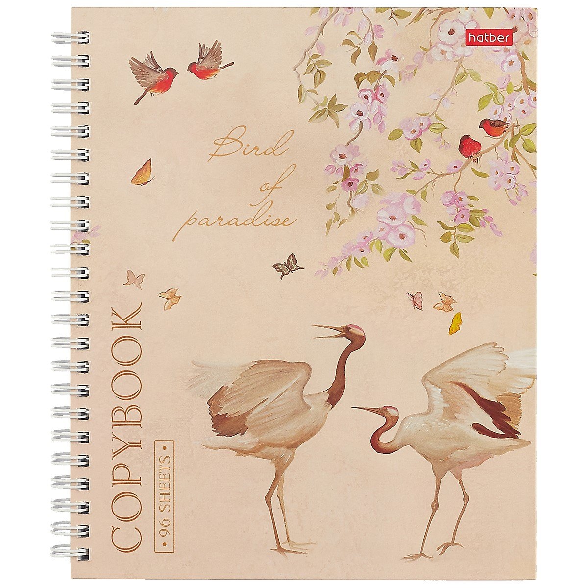 Тетрадь в клетку Hatber, "Нежные тона", 96 листов, в ассортименте