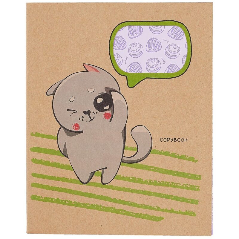 Тетрадь в клетку Unnika, "Сладкие мечты", 48 листов, в ассортименте