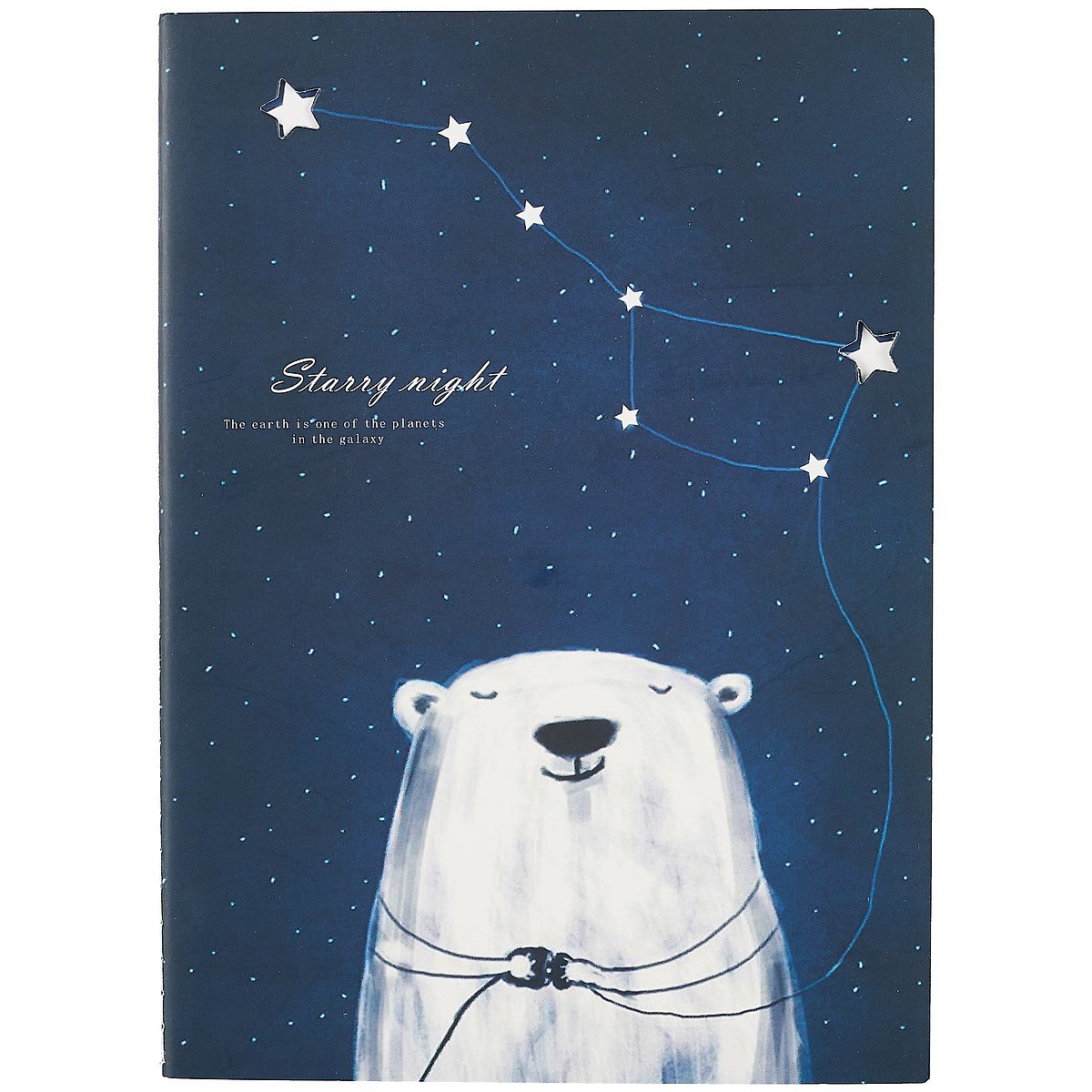 Тетрадь в линейку Starry night, B5, 40 листов, в ассортименте