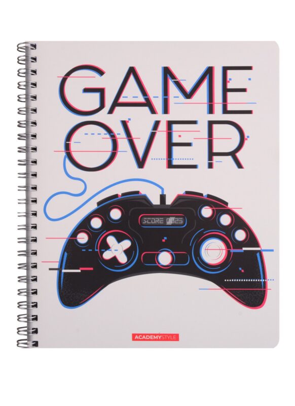 Тетрадь в клетку Academy Style, "Геймер", 48 листов, в ассортименте