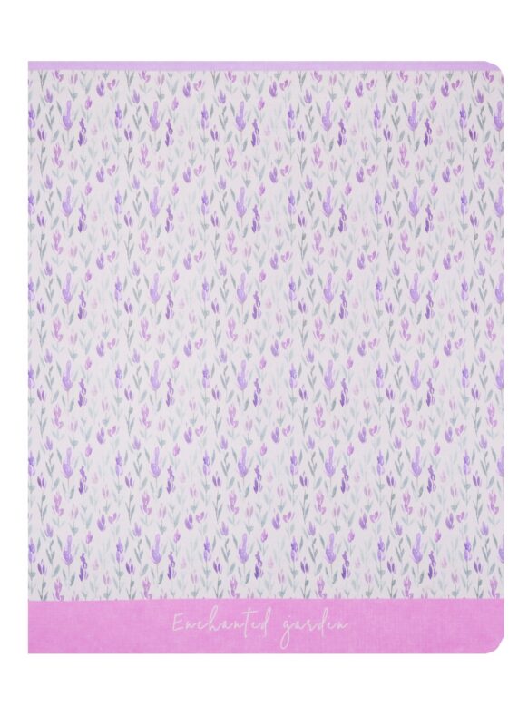 Тетрадь в клетку Academy Style, "Цветочный узор", 48 листов, в ассортименте