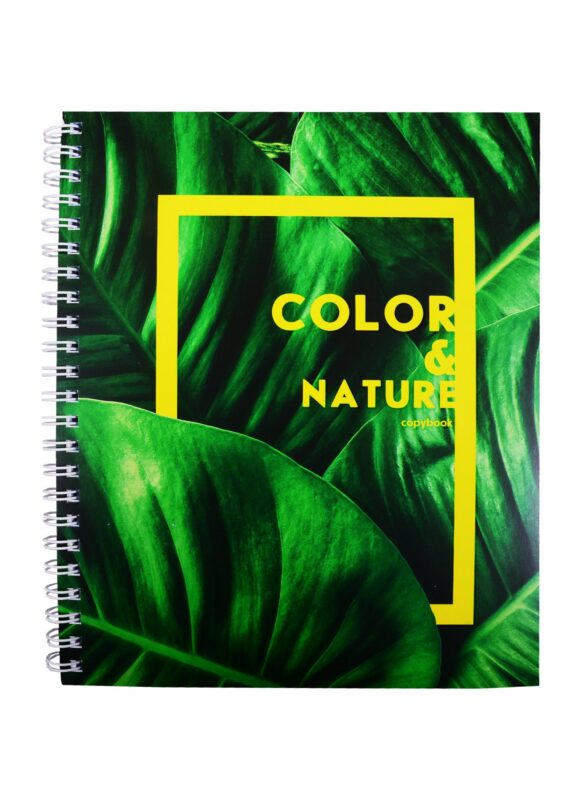 Тетрадь в клетку Unnika, "Природа и цвет", 80 листов, в ассортименте