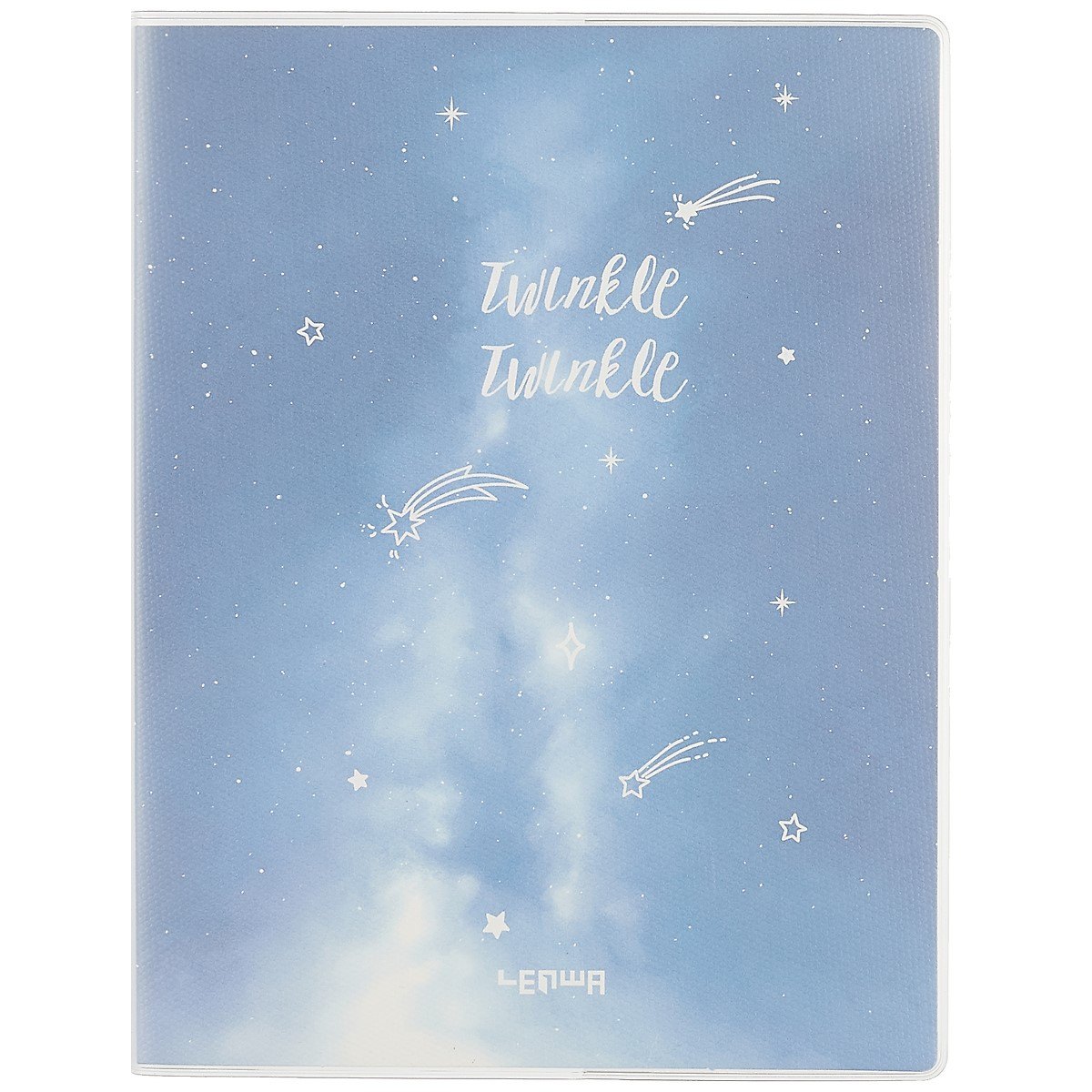Тетрадь в клетку Lenwa, Twinkle, 80 листов, в ассортименте
