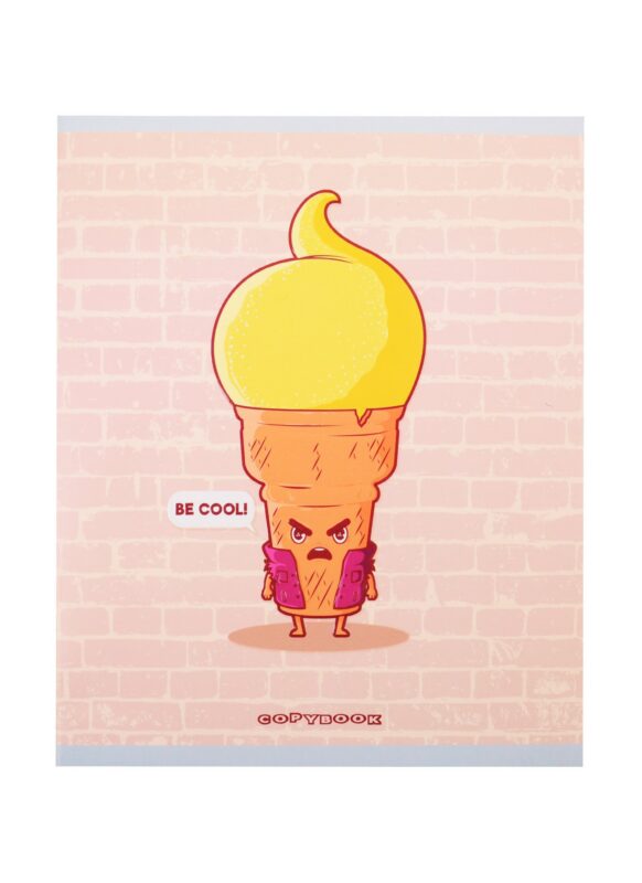 Тетрадь в клетку Listoff, Food zone, 48 листов, в ассортименте