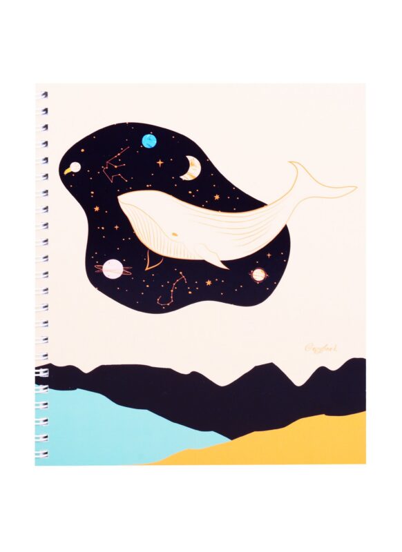 Тетрадь в клетку Listoff, "Арт Галактика", 96 листов, в ассортименте