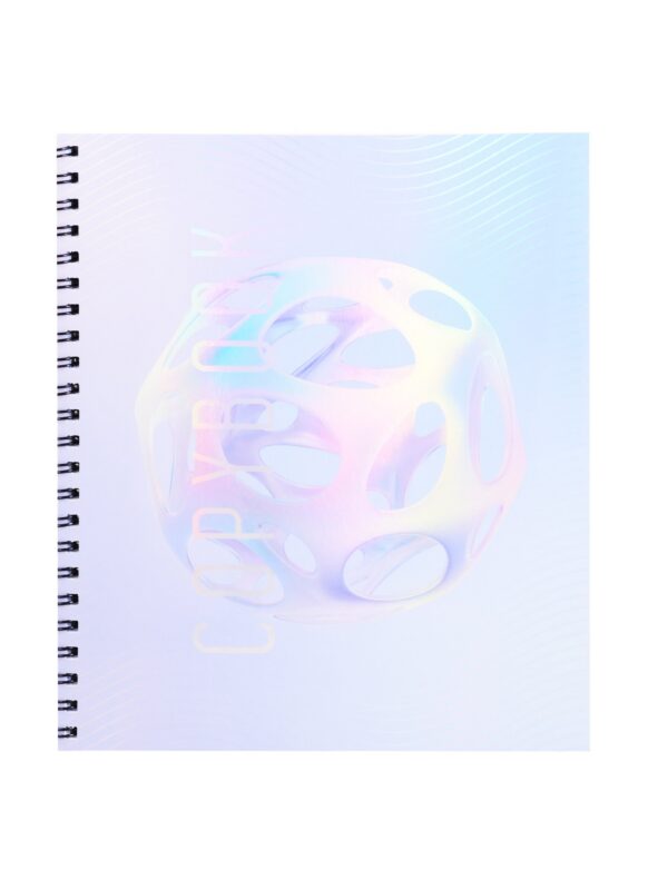 Тетрадь в клетку Listoff, "Молекула воды", 96 листов, в ассортименте