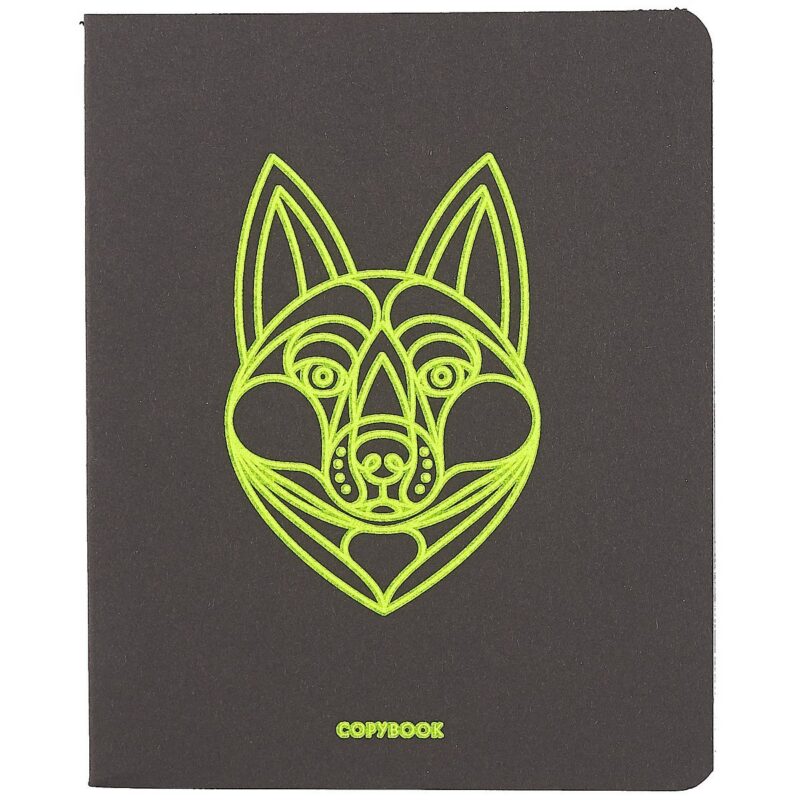 Тетрадь в клетку Listoff, "Total Black. Oh my dog", 48 листов, в ассортименте