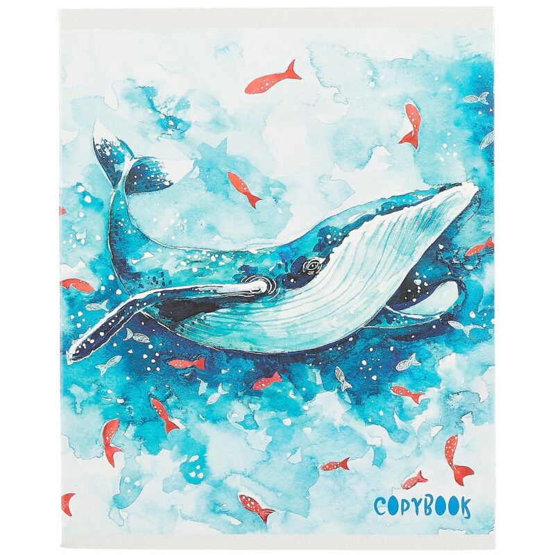 Тетрадь в клетку Listoff, "Акварельные сюжеты", 48 листов, в ассортименте