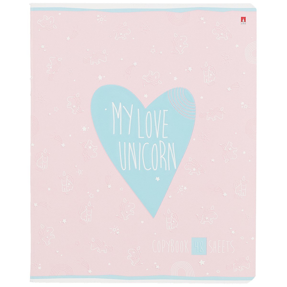 Тетрадь в клетку Альт, My Love, 48 листов, в ассортименте