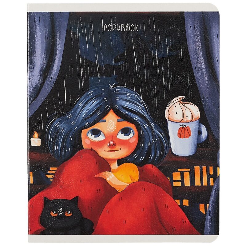 Тетрадь в клетку Listoff, "Сказочные истории", 48 листов, в ассортименте