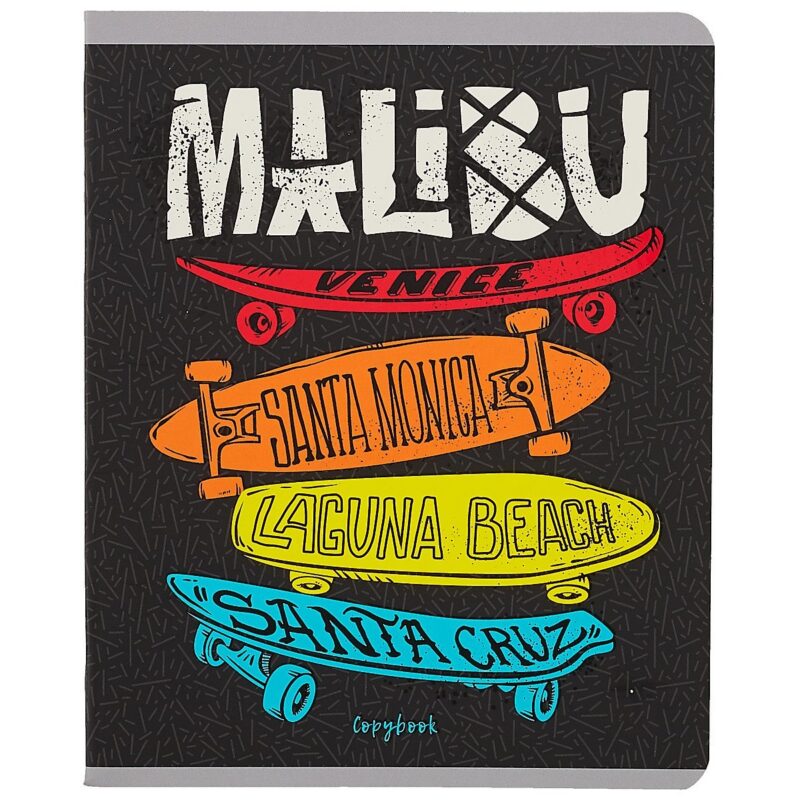 Тетрадь в клетку Listoff, Life style, 48 листов, в ассортименте