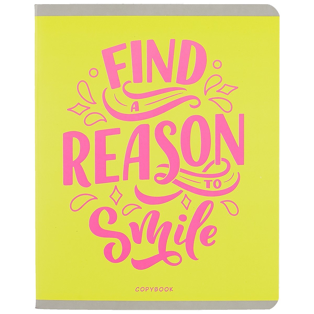 Тетрадь в клетку Listoff, "Будь позитивным!", 48 листов, в ассортименте