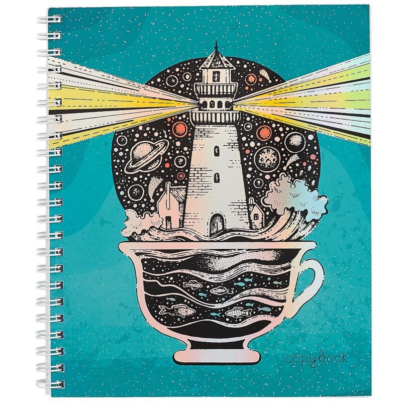 Тетрадь в клетку Listoff, "Морская коллекция", 96 листов, в ассортименте