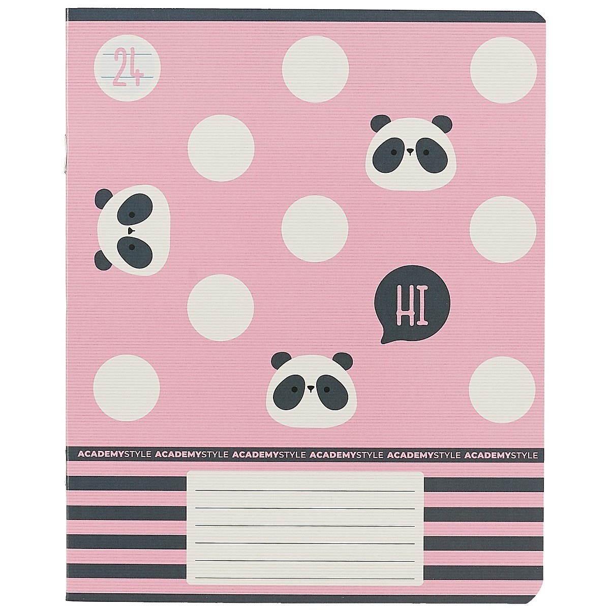 Тетрадь в линейку Academy Style, "Зверята горшины", 24 листа, в ассортименте