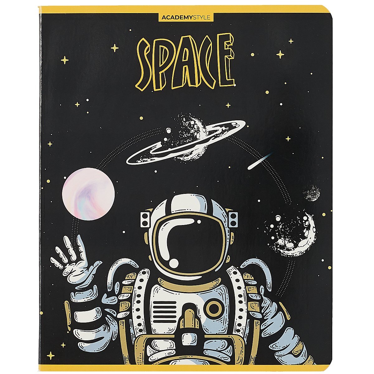 Тетрадь в клетку Academy Style, "Космос", 48 листов, в ассортименте