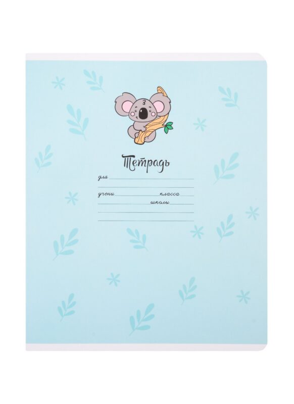 Тетрадь в клетку Феникс+, "Мультяшки", 12 листов, в ассортименте