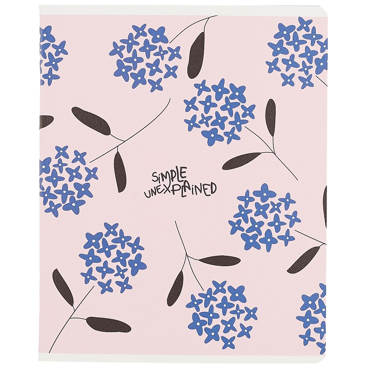 Тетрадь в клетку Be Smart, "Simple. Синие цветы", 48 листов