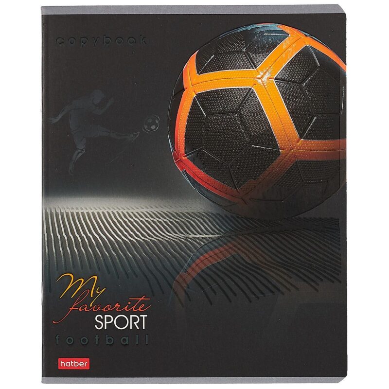 Тетрадь в клетку Hatber, "СпортКлуб-Выпуск №2", 48 листов, в ассортименте