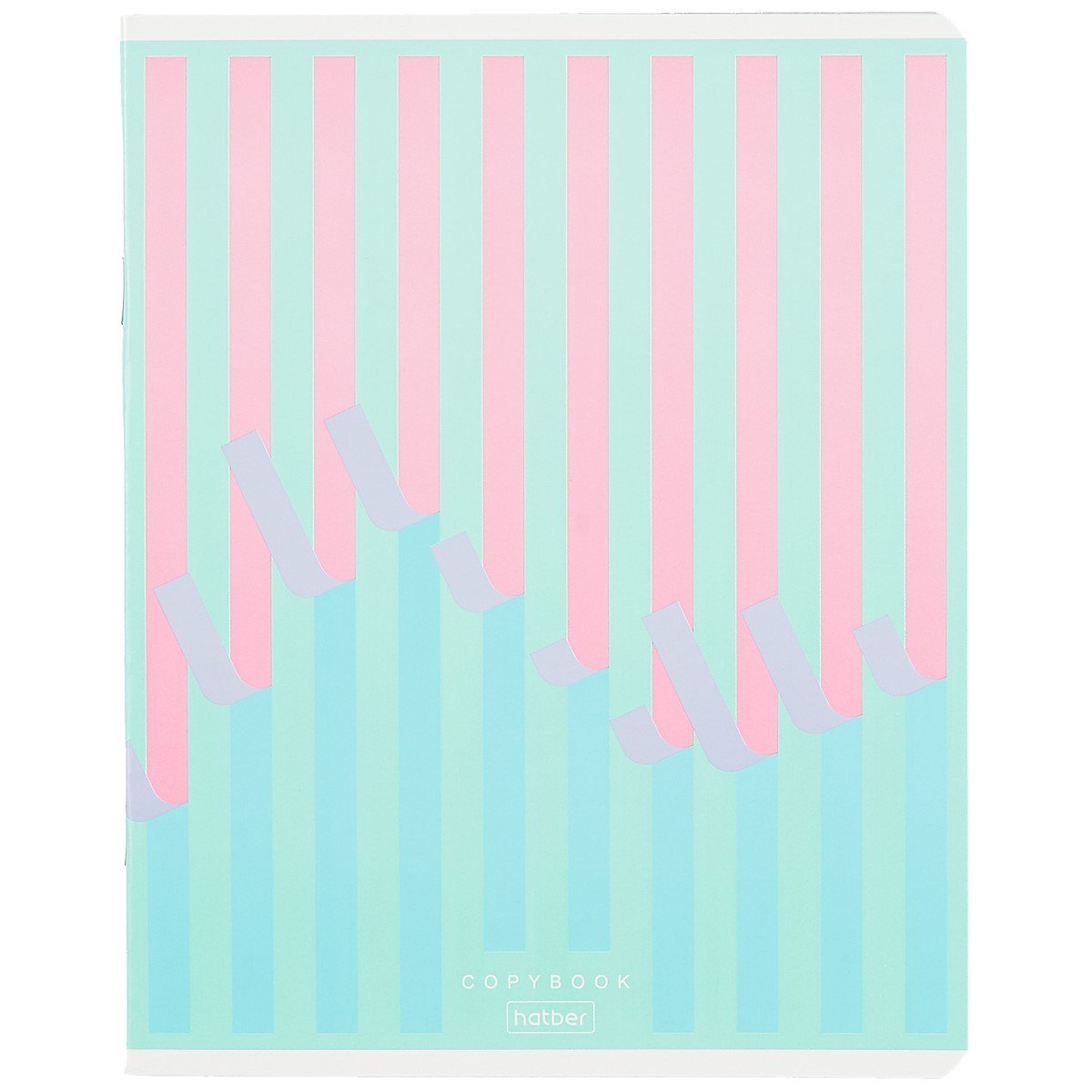 Тетрадь в клетку Hatber, "Коктейль цвета", 48 листов, в ассортименте