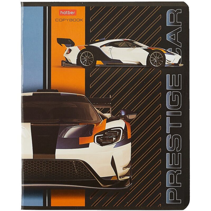 Тетрадь в клетку Hatber, "Автопрестиж", 48 листов, в ассортименте