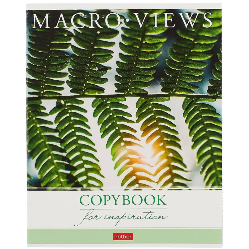 Тетрадь в клетку Hatber, "Макровьюс", 80 листов, в ассортименте