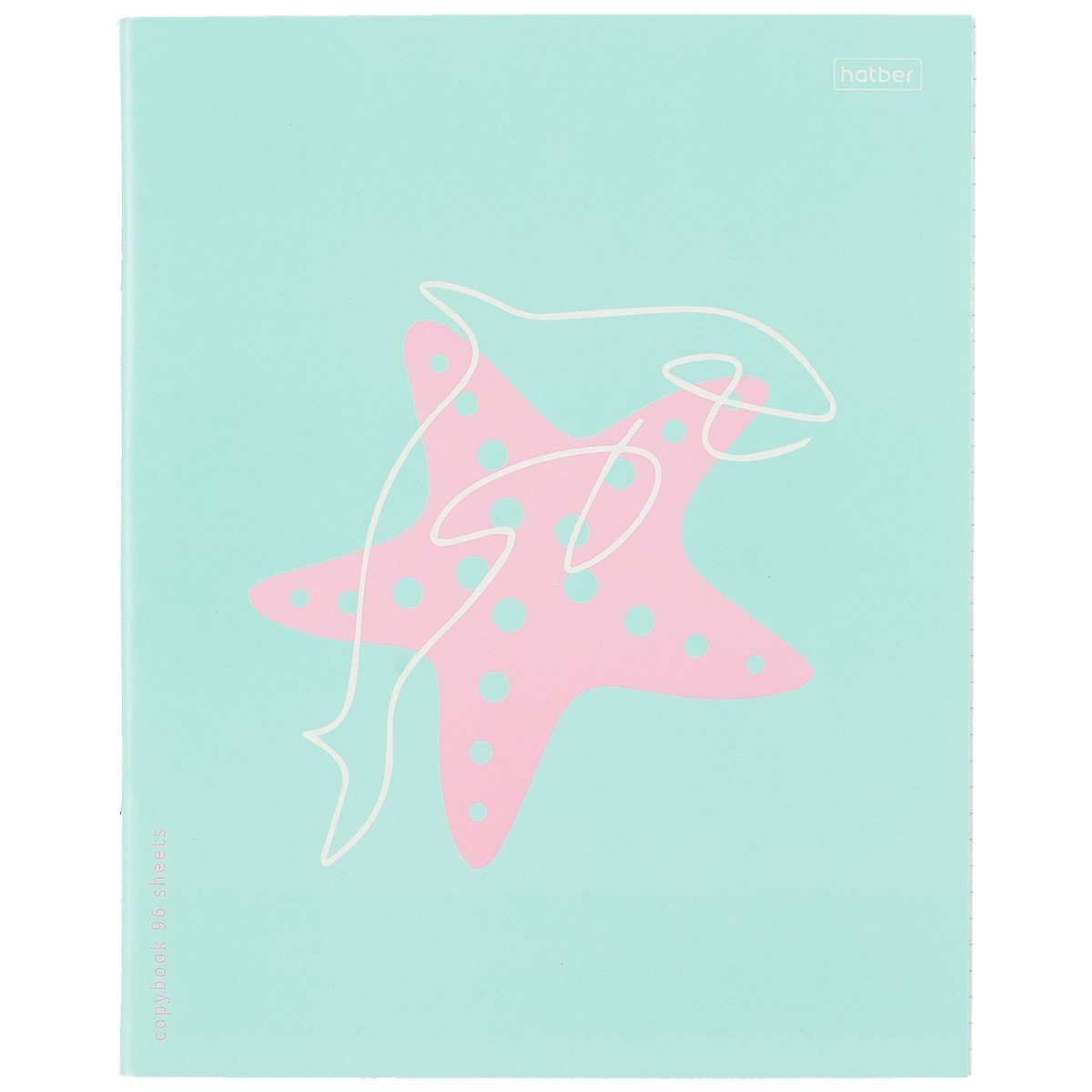 Тетрадь в клетку Hatber, "Мятная лёгкость", 96 листов, в ассортименте