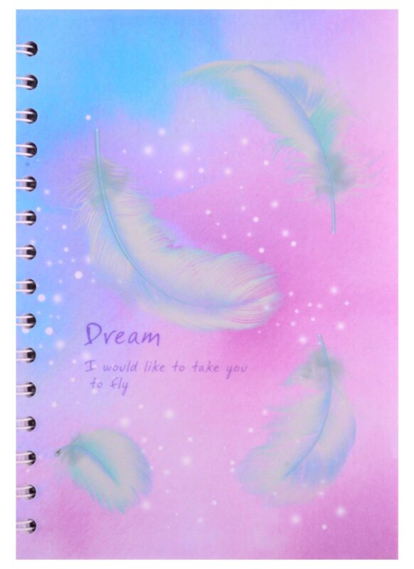 Тетрадь в клетку Hai Bin, Feather, 80 листов