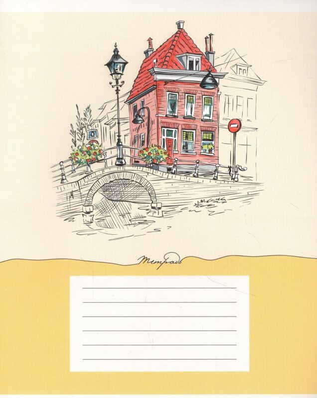 Тетрадь в линейку Listoff, "Городские зарисовки", 24 листа