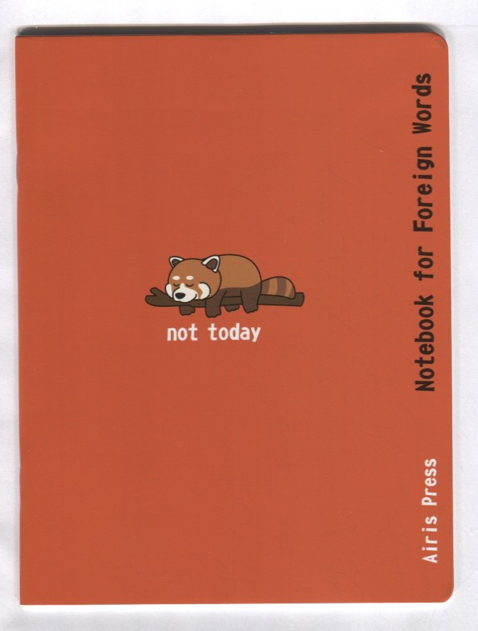 Тетрадь для записи иностранных слов Айрис, "Красная панда", А5, 32 листа