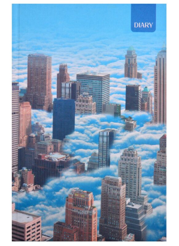 Ежедневник недат. А5 112л "Небоскребы" 7БЦ, мат.лам, офсет