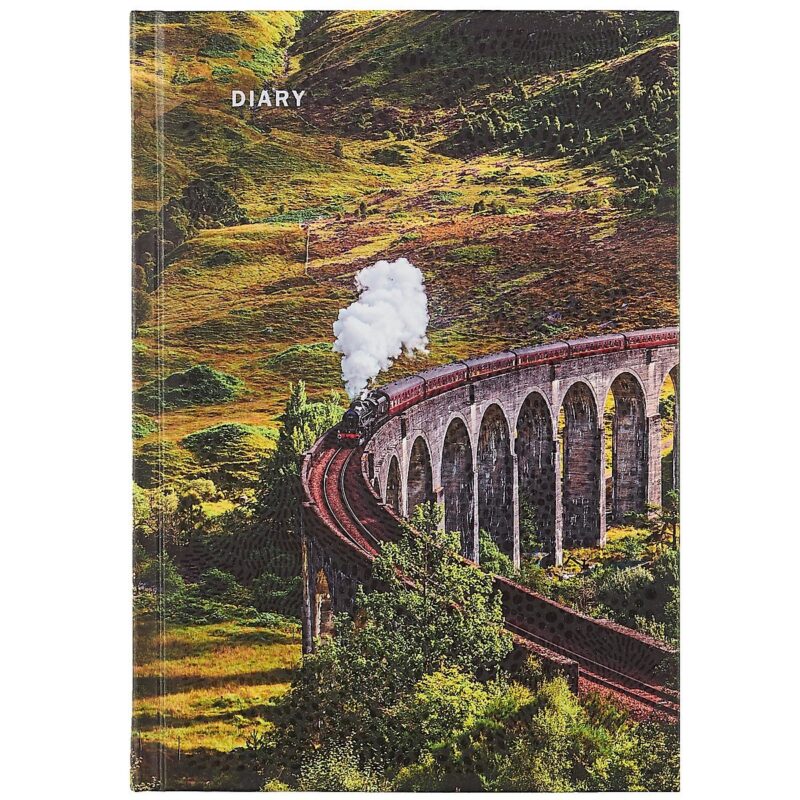 Ежедневник недат. А5 192л "Путешествие" 7БЦ, мат.лам, выб.лак, офсет