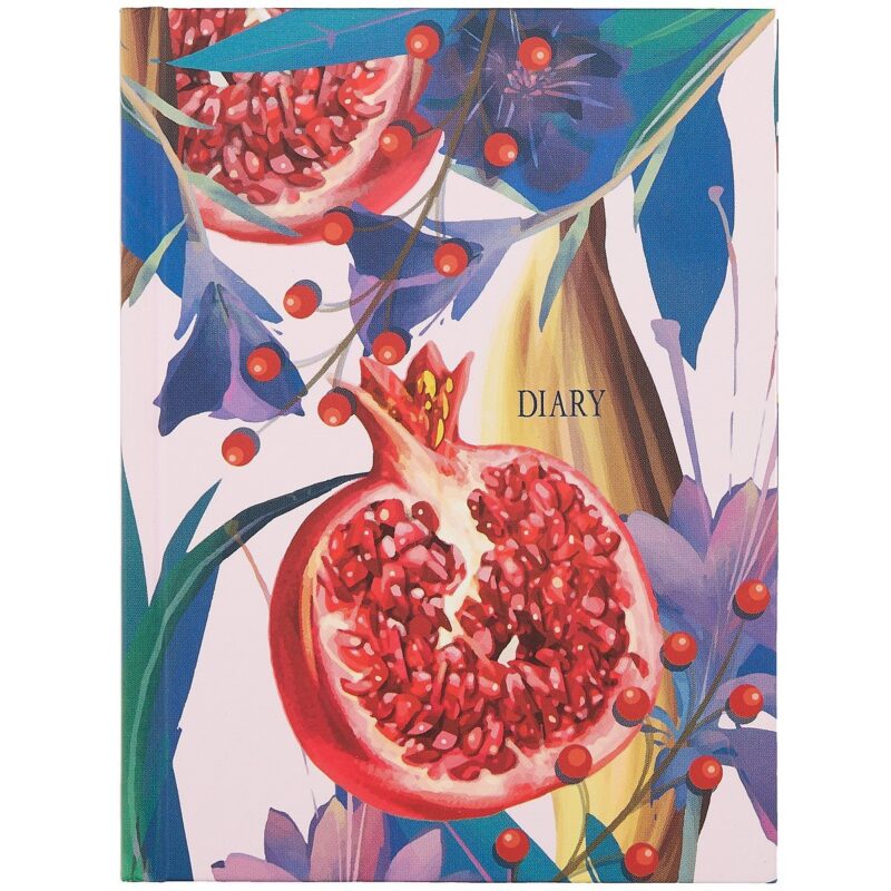 Ежедневник недат. А6 128л "Сочный гранат" 7БЦ, покрытие Soft touch, офсет