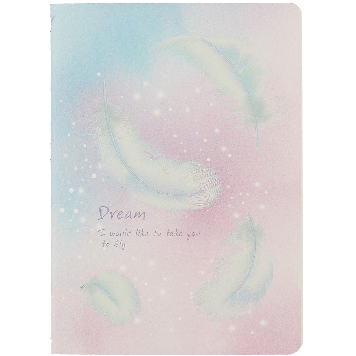 Записная книжка А6 32л кл. "Feather", тонир. внутр. блок, сшивка