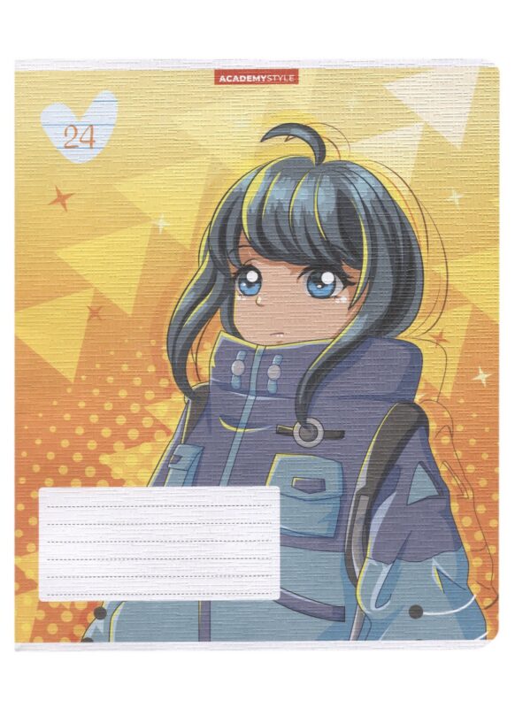 Тетрадь в линейку Academy Style, "Аниме", 24 листа