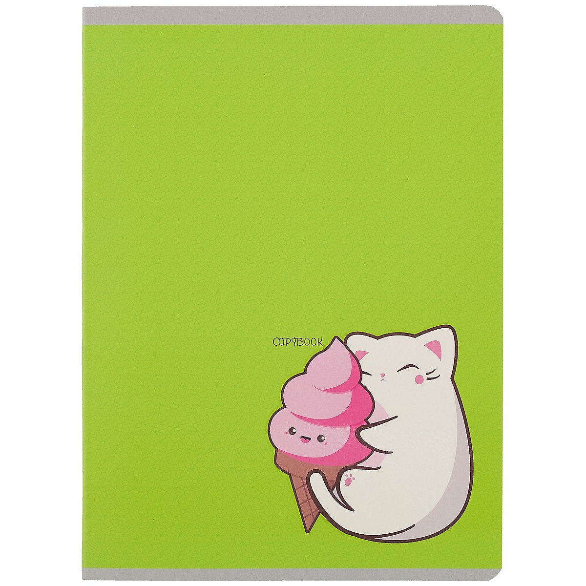 Тетрадь в клетку Unnika, "Cute & Funny. Котик с мороженкой", А4, 60 листов