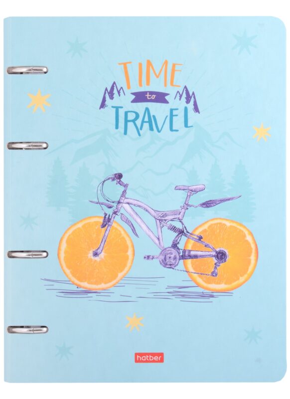 Тетрадь на кольцах в клетку Hatber, "Креативчик", 80 листов