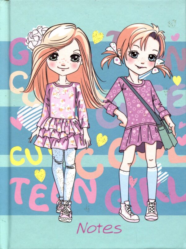 Записная книжка А6 64л кл. "Wonderland. No 5" 7БЦ, мат.ламинация, выб.лак с блёстками