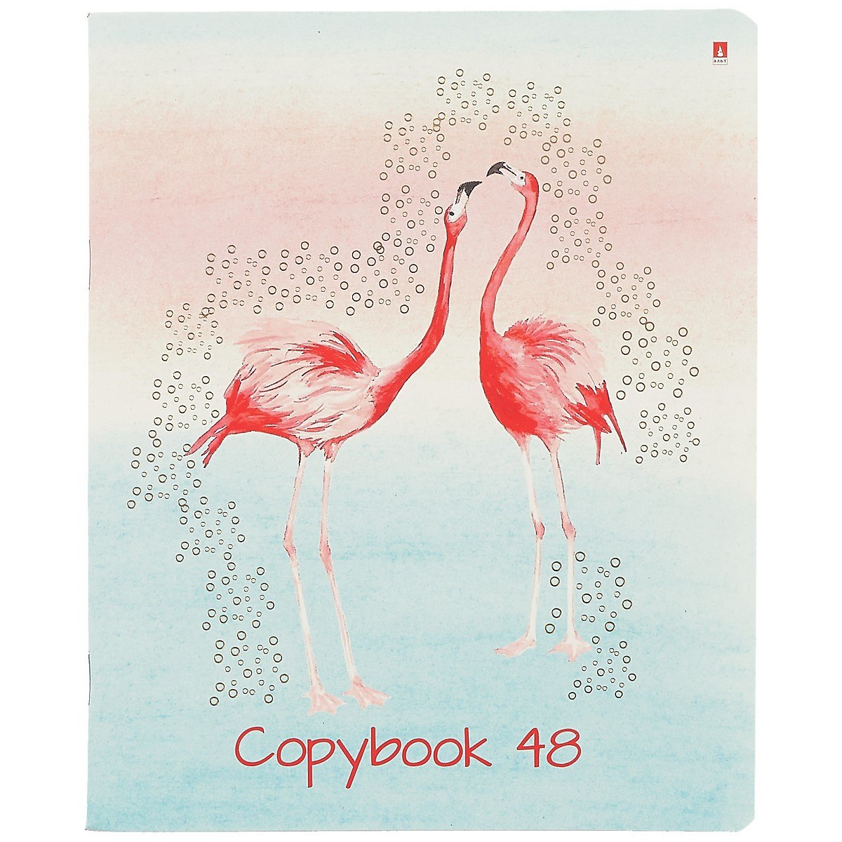 Тетрадь в клетку Альт, "Фламинго!", 48 листов, в ассортименте
