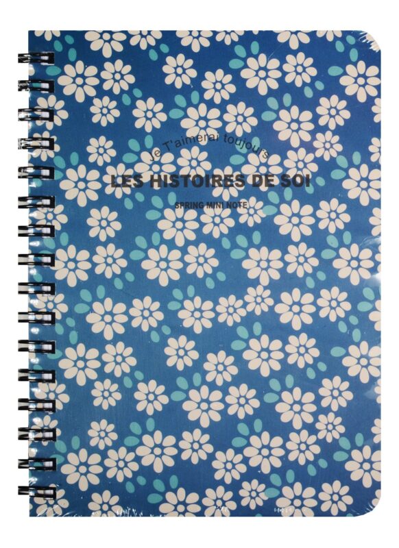 Записная книжка А6 80л кл. "Ромашки" спираль, Kairui