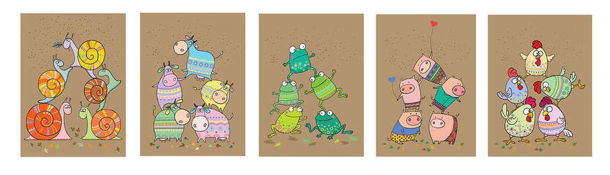 Тетрадь в клетку "Пирамидка", А5, 48 листов, в ассортименте