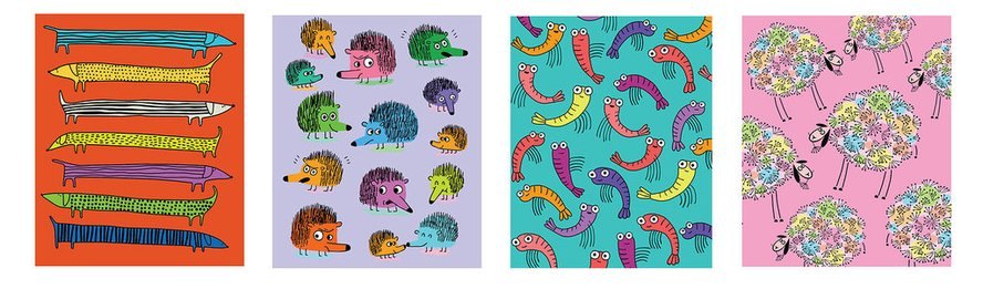 Тетрадь в клетку Marker Arte, "Веселые картинки", А5, 48 листов