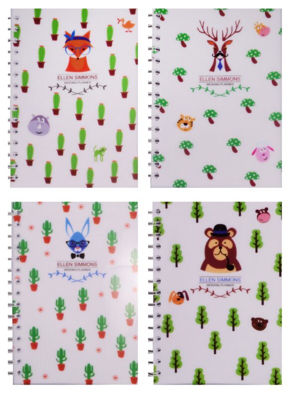 Тетрадь в клетку Hai Bin, Ellen Simmons, 96 листов, в ассортименте