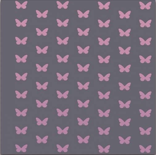 Записная книжка, Феникс+ А6+ (105*105) 160стр Бабочки твердая обложка, тиснение фольгой 43195