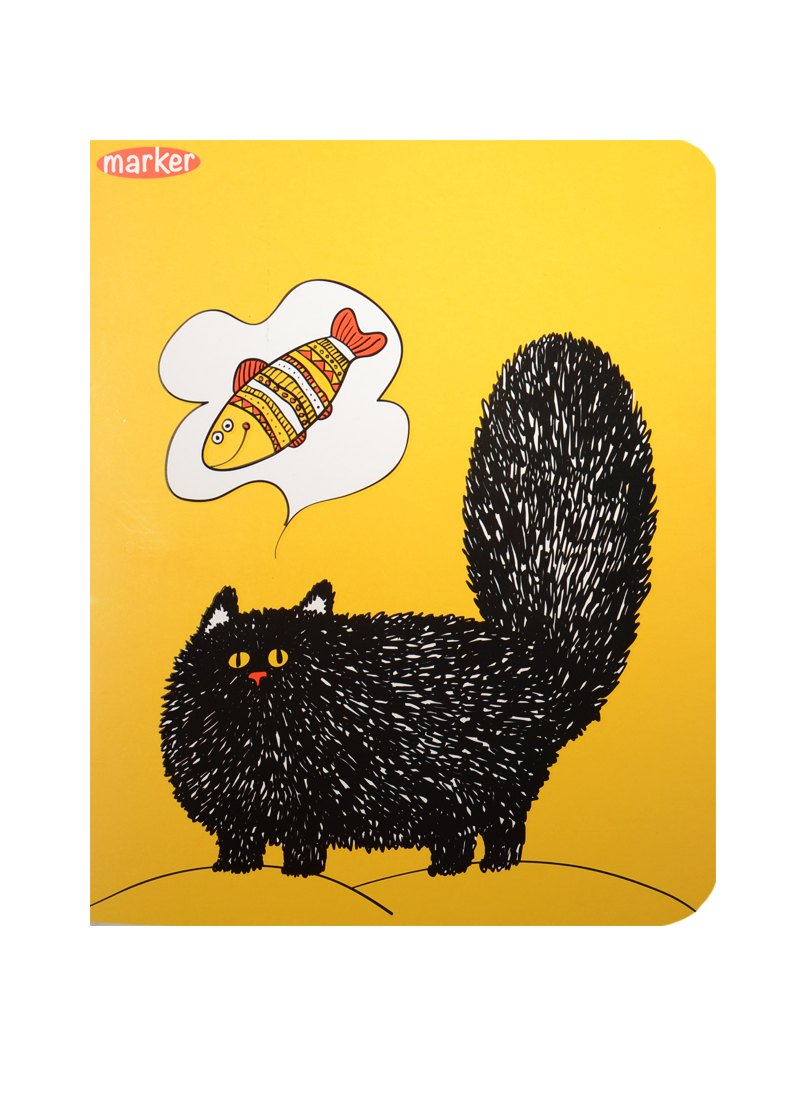 Тетрадь в клетку Marker Arte, "Котики и Ко", 40 листов, в ассортименте