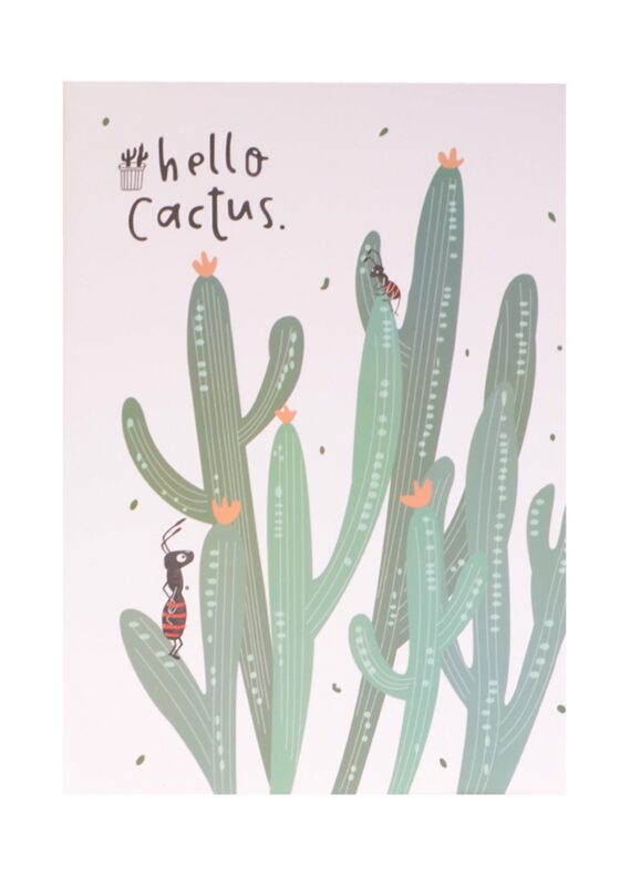 Тетрадь В5 "Hello Cactus", 36 л, линейка